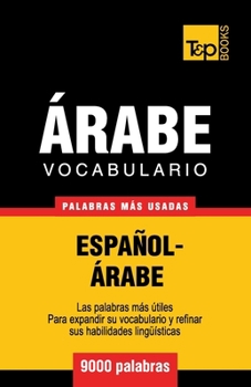 Paperback Vocabulario Español-Árabe - 9000 palabras más usadas [Spanish] Book