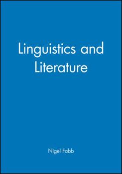 Linguistics and Literature - Book  of the Blackwell Textbooks in Linguistics