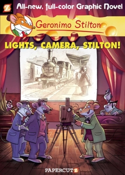 Hardcover Geronimo Stilton Graphic Novels #16: Lights, Camera, Stilton! Book