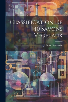 Paperback Classification De 40 Savons Végétaux Book