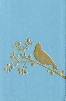 Imitation Leather Flora and Fauna Collection Bible-NIV-Gold Bird Book