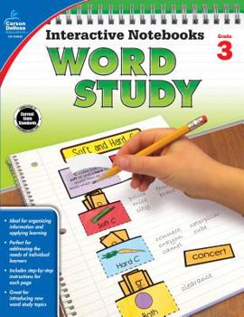 Paperback Interactive Notebooks Word Study, Grade 3 Book