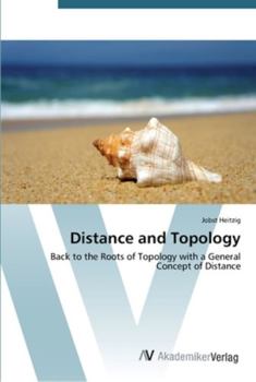 Paperback Distance and Topology Book