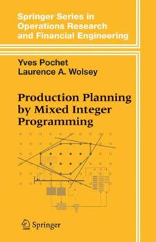 Paperback Production Planning by Mixed Integer Programming Book