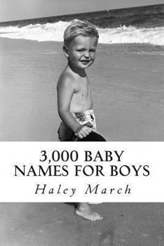 Paperback 3,000 Baby Names for Boys [Large Print] Book