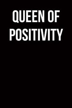 Paperback Queen of Positivity: Blank Lined Journal Book