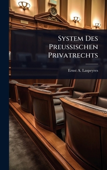 Hardcover System Des PreuÃischen Privatrechts Book