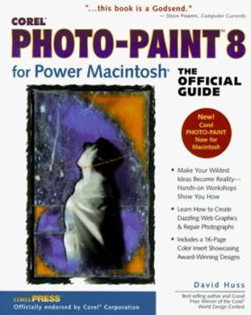 Paperback The Official Guide Corel PHOTO-PAINT 8 for Power Macintosh Book