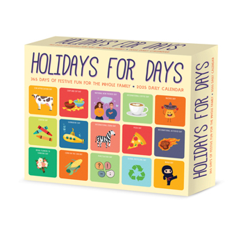 Calendar Holidays for Days 2025 6.2 X 5.4 Box Calendar Book