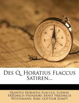 Paperback Des Q. Horatius Flaccus Satiren... [German] Book