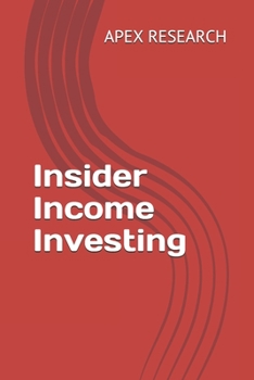 Paperback Insider Income Investing Book