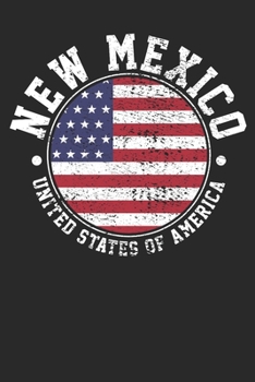 Paperback Notebook: New Mexico Dot Grid 6x9 120 Pages Book