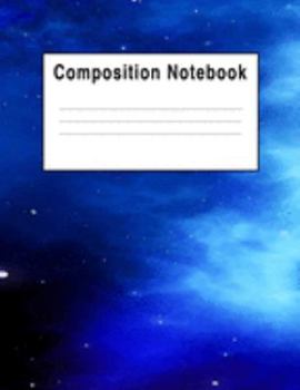 Paperback Composition Notebook: Starry Blue Book