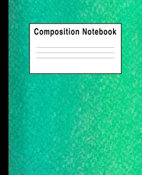 Paperback Composition Notebook: Pastel Green Art Book