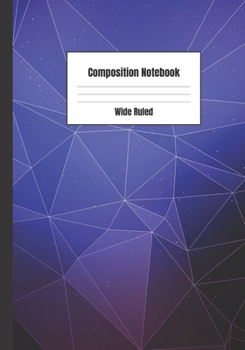 Paperback Composition Notebook: Color Block Abstract Theme Book
