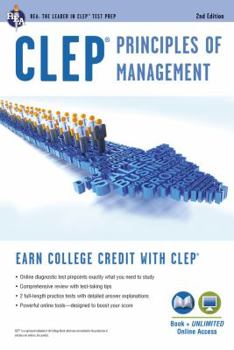 Paperback Clep(r) Principles of Management Book + Online Book