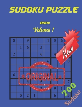 Paperback Sudoku Puzzle Book Volume 1: 716 Puzzles [Large Print] Book