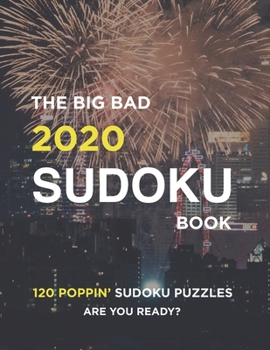 Paperback The Big Bad Sudoku Book: New Year's Edition [Large Print] Book