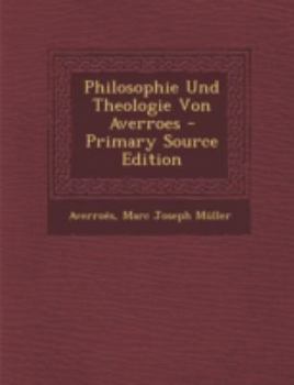 Paperback Philosophie Und Theologie Von Averroes [Arabic] Book