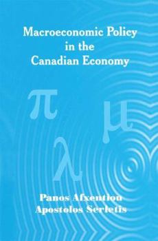 Hardcover Macroeconomic Policy in the Canadian Economy Book