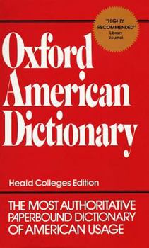 Mass Market Paperback Oxford American Dictionary Book