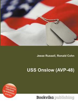 Paperback USS Onslow (Avp-48) Book