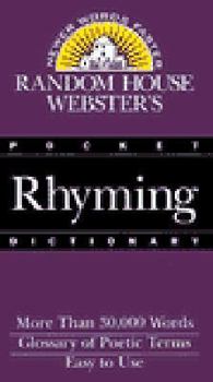 Hardcover Random House Webster's Pocket Rhyming Dictionary Book