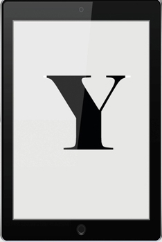 Y: Personalized College Ruled Pages Notebook Journal Modern Black Tablet Tech Theme Bjournal Notepad Initial Monogram Letter Y- Many Usage Handy Travel Size For Men Teens Boys
