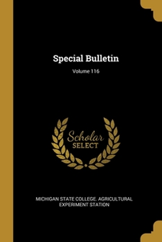 Paperback Special Bulletin; Volume 116 Book