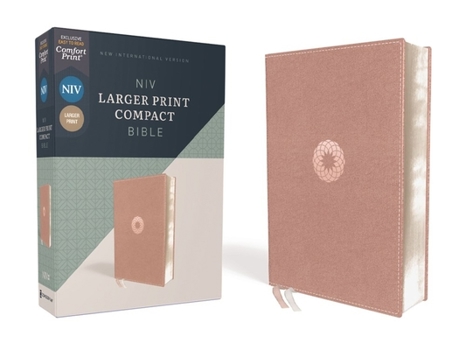 Imitation Leather Niv, Larger Print Compact Bible, Leathersoft, Pink, Red Letter, Comfort Print Book