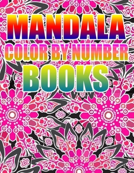 Paperback Mandala Color by Number Books: Kids and Adults Book