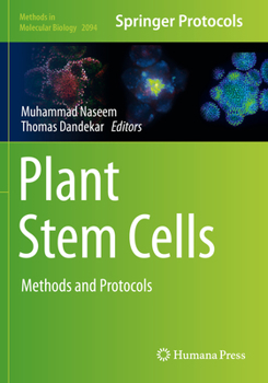 Paperback Plant Stem Cells: Methods and Protocols Book