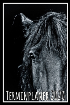 Terminplaner 2020: Jahresplaner von September 2019 bis Dezember 2020 mit Pferd - Planer mit 174 Seiten in wei� im Format A5 mit gl�nzendem Soft Cover.