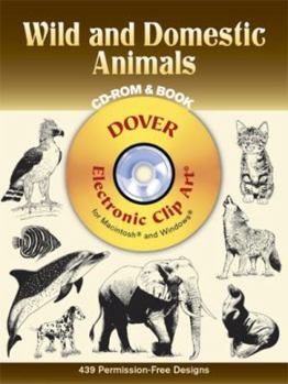 Paperback Wild and Domestic Animals [With CDROM] Book