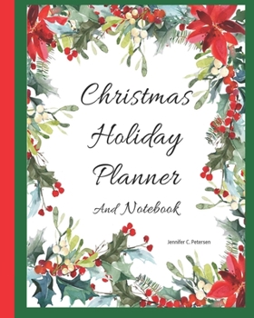 Paperback Christmas Holiday Planner and Notebook: 2019 Book