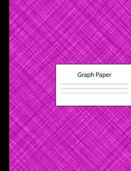 Paperback Graph Paper: 300 Pages 5 x 5 Blank Grid Ruled Note Pad Paper - Crosshatch Purple Cover - Notebook Writing Pad & Journal - Assignmen Book