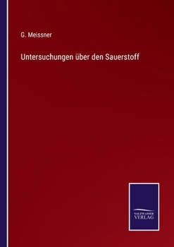 Paperback Untersuchungen über den Sauerstoff [German] Book