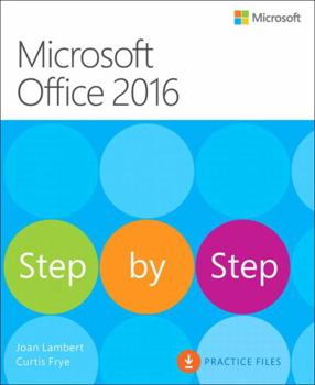 Paperback Microsoft Office 2016 Step by Step Book