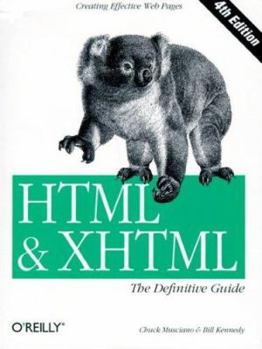Paperback HTML & XHTML : The Definitive Guide Book