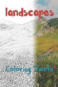 Paperback Landscape Coloring Sheets: 30 Landscape Drawings, Coloring Sheets Adults Relaxation, Coloring Book for Kids, for Girls, Volume 2 Book