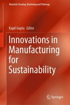 Hardcover Innovations in Manufacturing for Sustainability Book