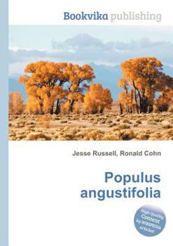 Paperback Populus Angustifolia Book