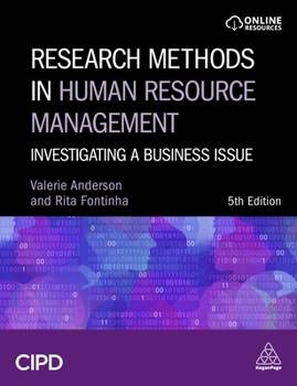 Paperback Research Methods in Human Resource Management: Investigating a Business Issue Book