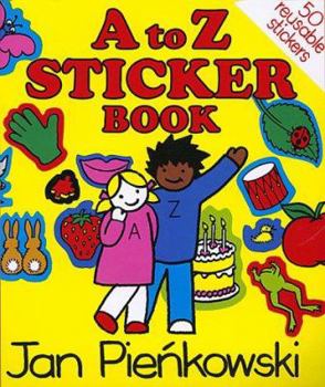 Hardcover A to Z Sticker Book