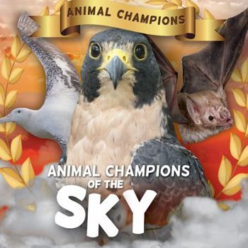 Library Binding Animal Champions of the Sky Book