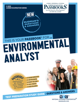 Paperback Environmental Analyst (C-2659): Passbooks Study Guide Volume 2659 Book