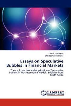 Paperback Essays on Speculative Bubbles in Financial Markets Book