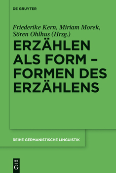 Hardcover Erzählen als Form - Formen des Erzählens [German] Book
