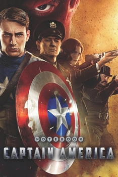 CAPTAIN AMERICA NOTEBOOK: Notebook, Organize Notes, Ideas, Follow Up, Project Management, 6" x 9" (15.24 x 22.86 cm) - 110 Pages - Durable Soft Cover - Line