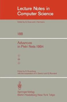 Paperback Advances in Petri Nets 1984 Book